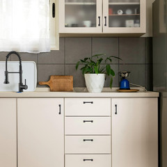 30 Pack 3-3/4 Matte Black Cabinet Pulls Kitchen Drawer Handles Square Foot