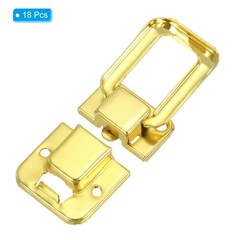Toggle Catch Lock 1.5″ x 1″, 18 Pack Latch Clasp for Jewelry Box, Gold