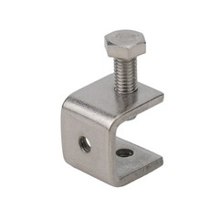 C-clamp Jaw U-shaped Clip Stainless Steel Table Bracket With Screw 0-20mm Cabine