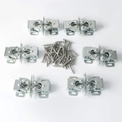 Cabinet Door Latch,Cupboard Closet Doors Catch Closer Double Ball Roller Latches