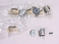 LOT OF (4) IVES #325 A92, MAGNETIC CATCH ALUMINUM, 5 lbs LOAD CAPACITY