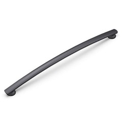 Hickory Hardware American Diner 12″ C-to-C Cabinet Pull Matte Black P2159-MB New