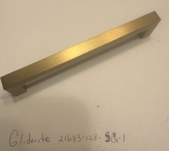 9 each of GlideRite Gold Collection “Satin” Cabinet Pull. 21683-128-SG-1. 5”CTC.
