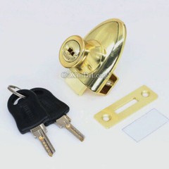 5PCS Zinc Alloy Glass Cabinet Locks Free Punch Jewelry Display Cabinet Door Lock