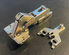 BLUM 170° hinge 80A550-01, 198-860-01, Self Close, Full Overlay. w/ Base Plate