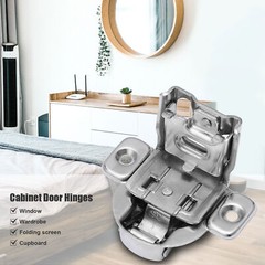 1/2″ Overlay Soft Close Cabinet Hinge 105° Face Frame Compact Door Hinges Lot