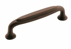 Amerock BP53034ART Mulholland 3-3/4 in (96 mm)Center-Center Antiq Rust Cab Pull