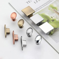 Square/oval/Round Kitchen Cabinet Knobs Drawer Cupboard Door Handles 24 sizes