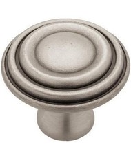 Liberty PBF524-BSP-C 38mm Ringed Kitchen Cabinet Hardware Knob (9 in total)