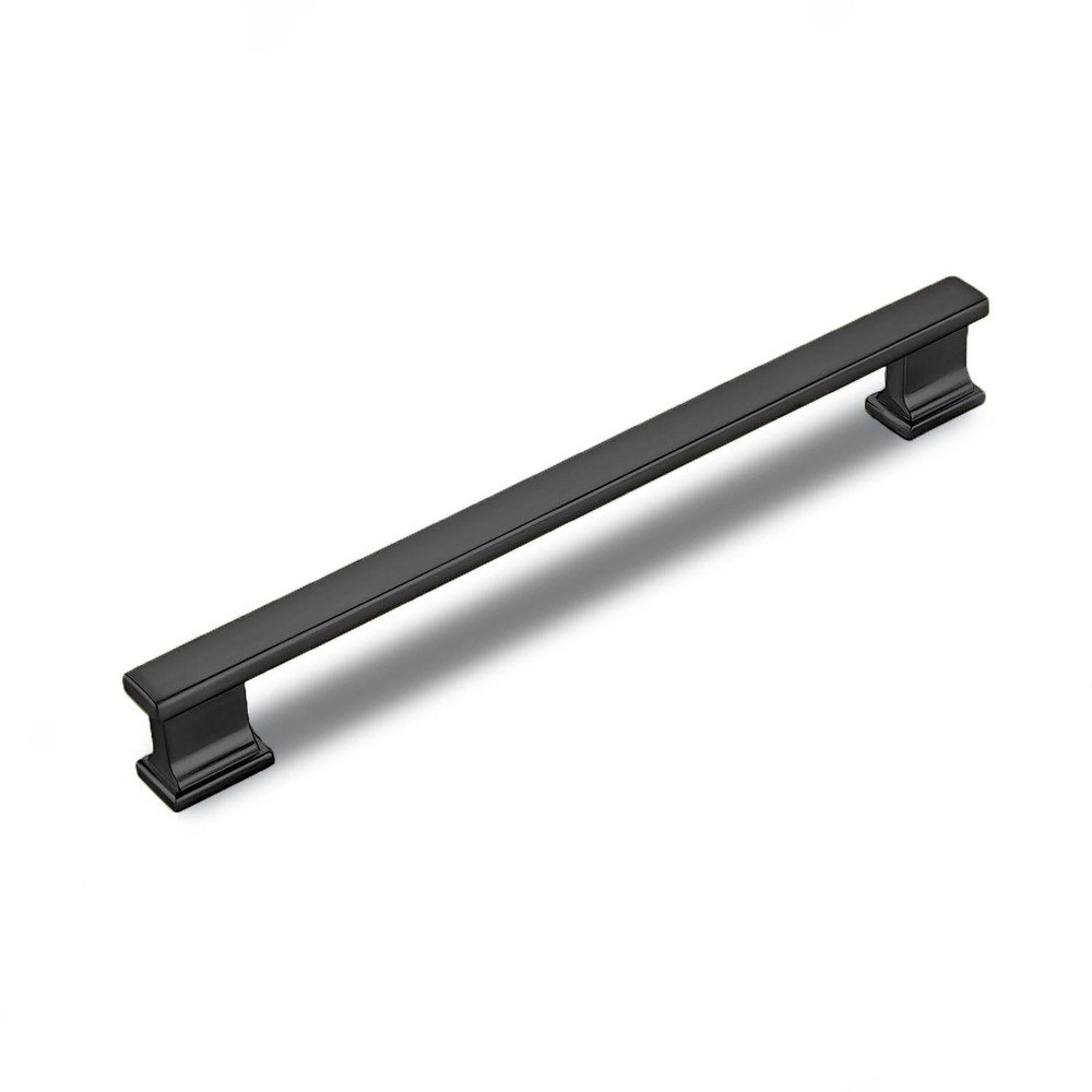 Cabinet Handles 8-1/2 Inch Length 7-1/2 Inch 192mm Center Matte Black 6 PCS