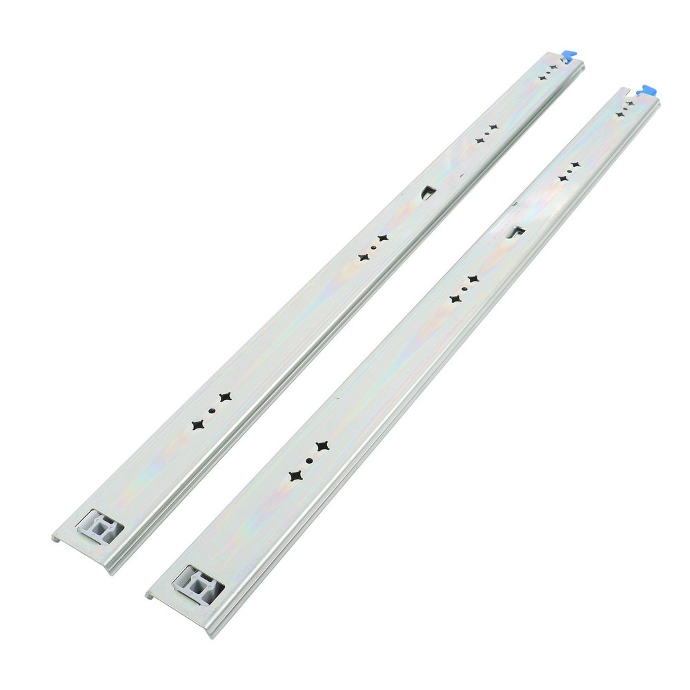 1 Pair Locking Drawer Slides 32 Inch Lock & Full Extension 250 lbs Load Capacity