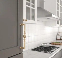 Richelieu Firenze 7-9/16 in. Champagne Bronze Round Cabinet Bar Pull lot of 2