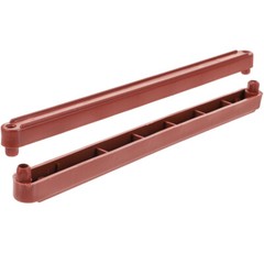 2 Pcs Full Extension Drawer Slides Track Guides Plastic Rails