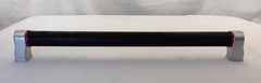 Black Rubber Coated Garage Utility Cabinet Drawer Door Pull Handle 13-7/8″ Qty10