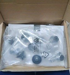New Antique Silver Cabinet Knobs 10 Pack Round Traditional Top Ring 1.25″ D
