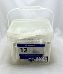 Brainerd D688SEV-W-B 12 Sets of 1.2-in Drawer Slide Rear Sockets