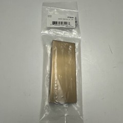 Emtek 87100US4 Edge 3 Inch Center Finger Cabinet Pull Brushed Brass