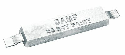 CAMP Weld-on Hull Plate Zinc 3″ W x 12″ L x 1-1/4&quot