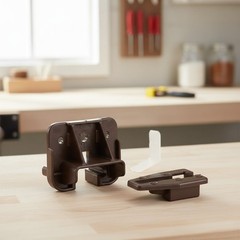 Brown Track Guides and Glides for Ball Bearing Drawer Systems, Easy Install