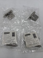 2 Pair Amerock Satin Nickel Variable Overlay Face Mount Cabinet Hinge BPR3429G10