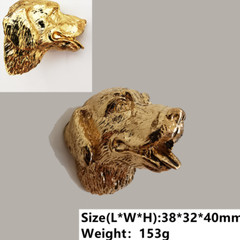 1X Gold Color Brass Drawer Knob Pull Handle Animals Design Cabinet Hardware Cute