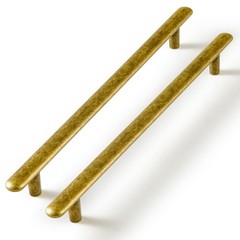 6 PCS Retro Antique Brass Zinc Alloy Cabinet Handles 7.56 Inch 192mm Center