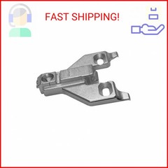 Blum 175L6600.22×2 0 mm Die Cast Screw on Face Frame Mounting Plate, Nickel Fini