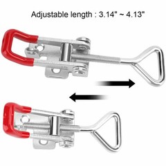Heavy Duty Steel Toggle Latch Catches Adjustable Lock Clamp For Boxes Case New