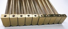 Sumner Street Kent Knurled 12 Satin Brass Drawer Pulls 10 Pack