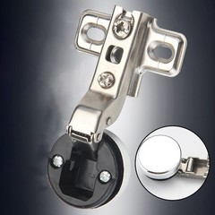 2pcs Cabinet Hinges Steel Kitchen Glass Cabinet Wardrobe Door Hinges W/Screws