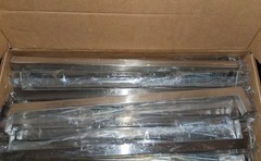 18Pk Brushed Nickel 11-1/3″ Hole Centers Cabinet Pulls Stainless Drawer Handles