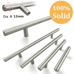 2″ to 16″ Brushed Nickel Cabinet Pulls Stainless Steel Drawer T Bar Handles US