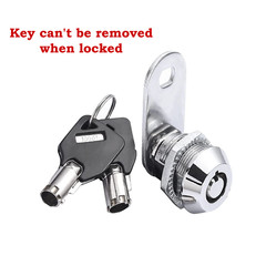 4Pack Keyed alike Tubular Cam Lock 5/8″ Camper Cabinet Drawer Toolbox Keys
