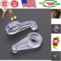 Durable 4mm Offset Glass Retainer Clips – Includes 20 Screws for Easy Mounting