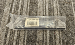 (QTY 9) GlideRite 5002-128-MB Cabinet Drawer Bar Pull Steel Matte Black