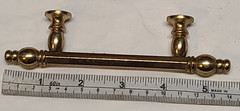 Lot of 10 Vintage Amerock Allison Solid Brass 3″ Ctr. Cabinet Bar Pull 555