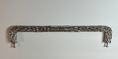 Vicenza Designs P2000 San Michele Venetian Style Pull, 12-Inch, Polished Nickel