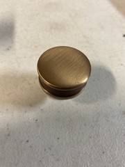 Signature Hardware 954065-114 Lazzara Brown Leather Cabinet Knob – Champagne Bro