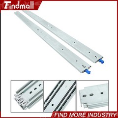 Findmall Heavy Duty 60″ Drawer Slides w/Lock 500lb – Full Extension Ball Bearing