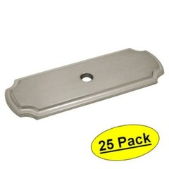 *25 Pack* Cosmas Cabinet Hardware Satin Nickel Knob Backplates #B-112SN