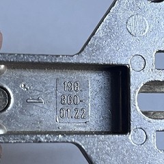 BLUM HINGE Plate 198.860-01.22 Twist On Plate Base