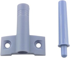 Plastic Soft Close Cabinet Door Damper Quiet Baffle Buffer Grey Screws 8 PCS