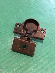 (1) Grass 830 Self Closing Bronze Cabinet Hinge w/ 830-33 mounting base plate