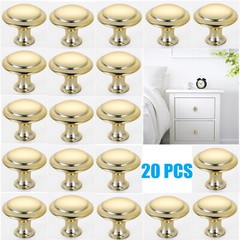 20Pcs Door Knobs Hardware Cabinet Handles Cupboard Drawer Kitchen Pulls
