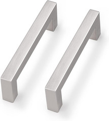 Probrico 30 Pack 3-3/4″ Hole Center Stainless Steel Cabinet Handles in Satin Nic
