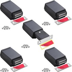 Push to Open Cabinet Hardware 5 Pack Heavy Duty Push Latch & Lock for Hidden …
