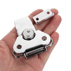 4Pcs Steel Spring Loaded Butterfly Twist Latch 3.1″x2.6″ REPLACE Silver Tone