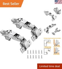 Rust-Resistant 165 Degree Cabinet Hinges – Ideal for Kitchen & Bathroom Use