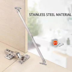 Mcredy Lid Support Hinge, 1 Pair Stainless Steel Locking Folding Hinges | 9 Inch