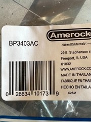 6-pack lot Amerock Cabinet Knob Antique Copper PB3403-AC Allison 1-1/4″ Textured
